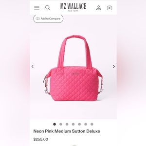 EUC - LIKE NEW Neon Pink Medium Sutton